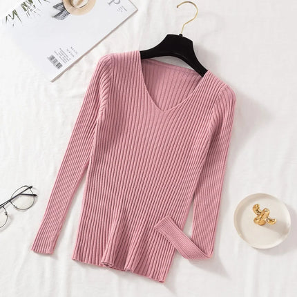 Casual long-sleeve sweater -Suéter casual de manga larga