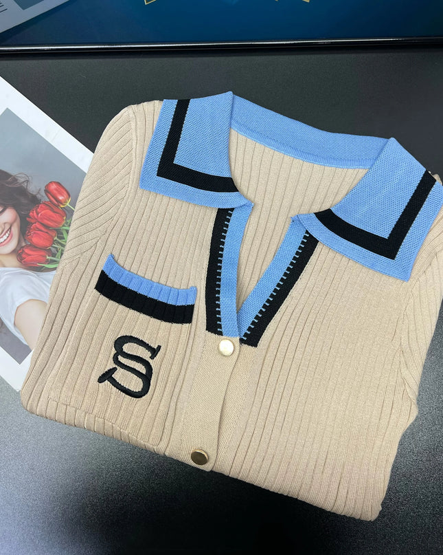 Women’s elegant knitted sweater dress -Vestido suéter elegante tejido para mujer