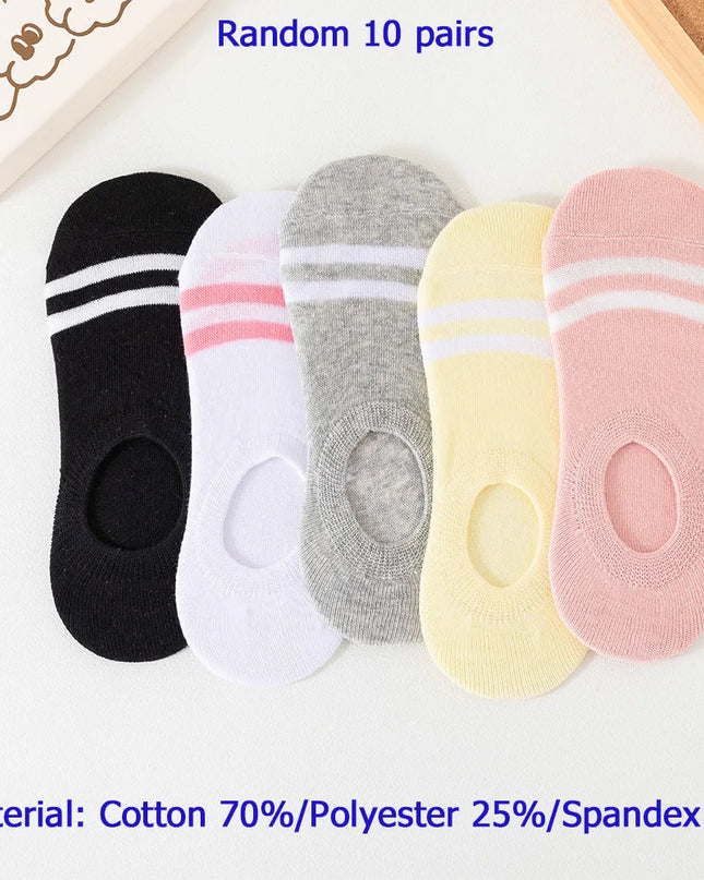 Calcetines de Algodón y Medias Deportivas de Malla Transpirable - Cotton Socks and Breathable Mesh Sports Stockings