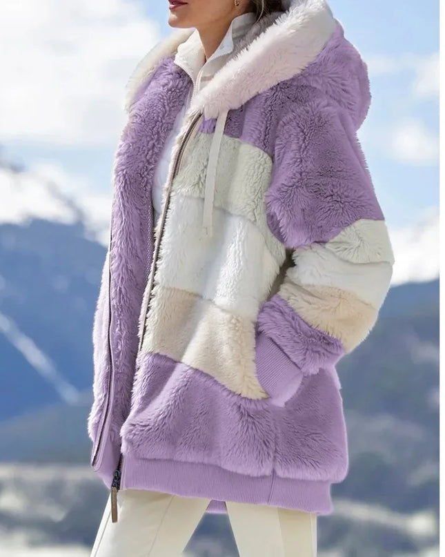 Women’s 2025 winter hooded coat -Abrigo de invierno 2025 con capucha para mujer