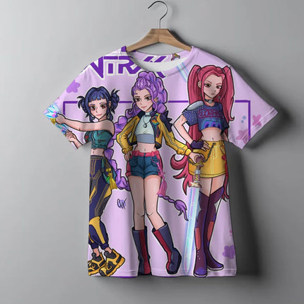 Camiseta Demon Hunters Tie-Dye Niña / Demon Hunters Tie-Dye T-Shirt Girls