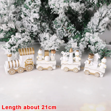 Tren de madera de navidad | Wooden Christmas train