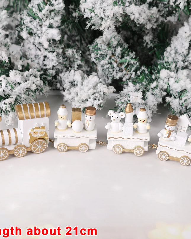 Tren de madera de navidad | Wooden Christmas train