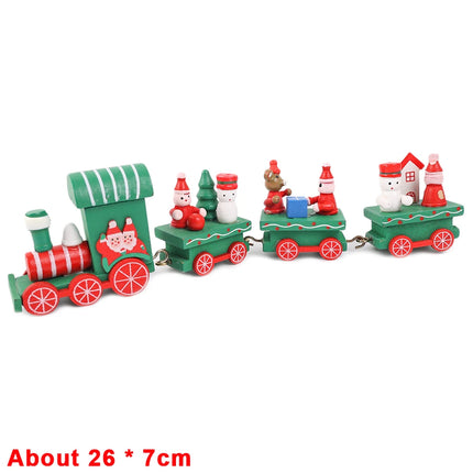 Tren de madera de navidad | Wooden Christmas train