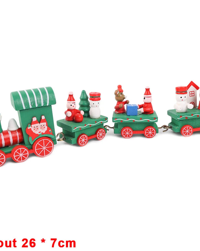 Tren de madera de navidad | Wooden Christmas train