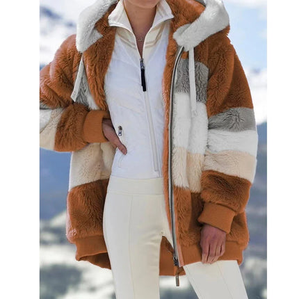 Women’s 2025 winter hooded coat -Abrigo de invierno 2025 con capucha para mujer
