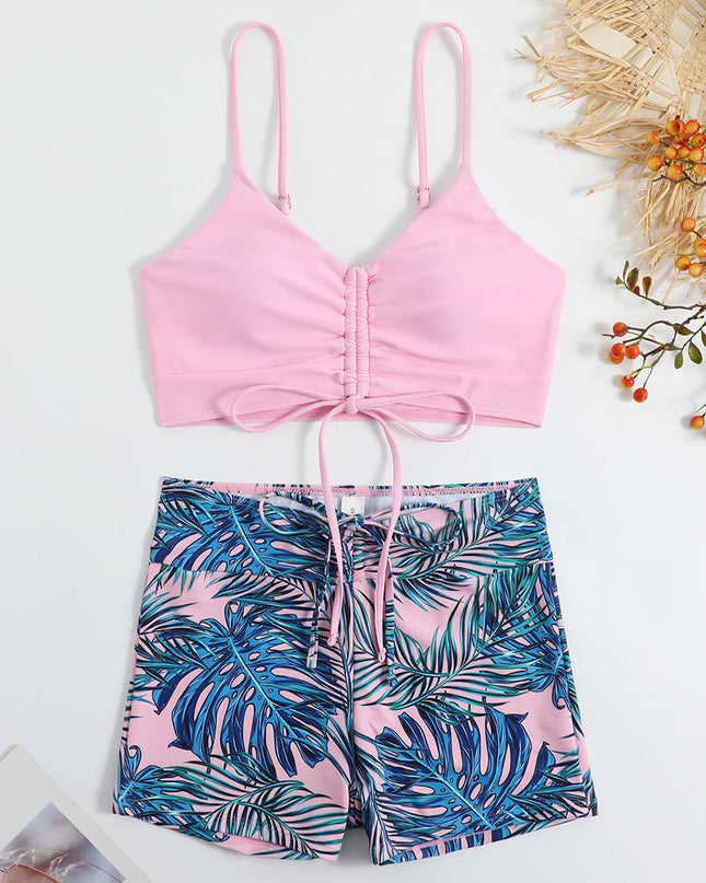 Athletic Sports Bikini - High Waist with Supportive Top