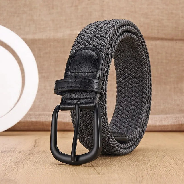 Unisex Belt – Casual Woven Elastic Belt, Outdoor Sports Belt
