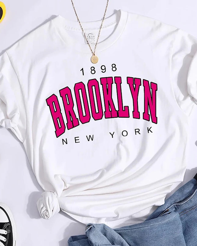 T-shirt - Brooklyn New York Print