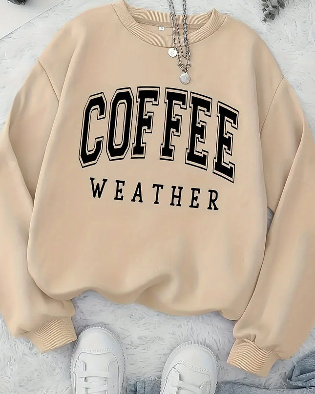 Women’s velvet hoodie with letter print. -Jersey de terciopelo con capucha y estampado para mujer