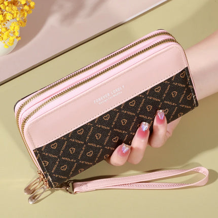 Cartera Clásica de Gran Capacidad con Cremallera - Classic Large Capacity Wallet