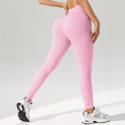 Mallas Deportivas Control Barriga Sin Costuras / Seamless Tummy Control Sports Leggings