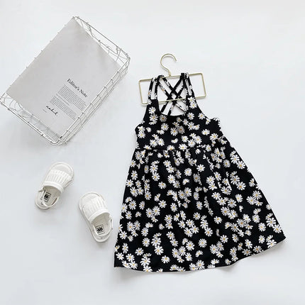 Vestido Niña Margaritas Sin Mangas / Girl Dress Daisies Sleeveless