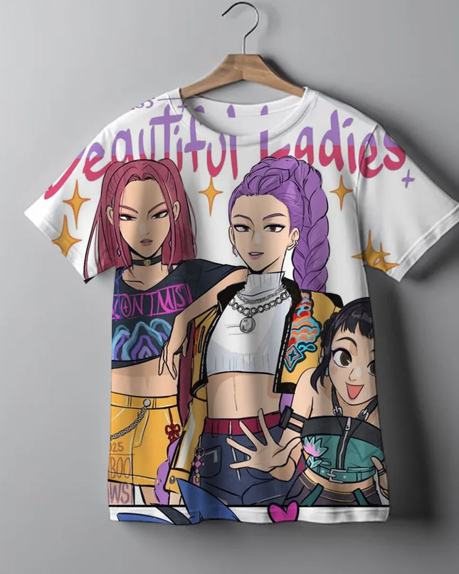 Camiseta Demon Hunters Tie-Dye Niña / Demon Hunters Tie-Dye T-Shirt Girls