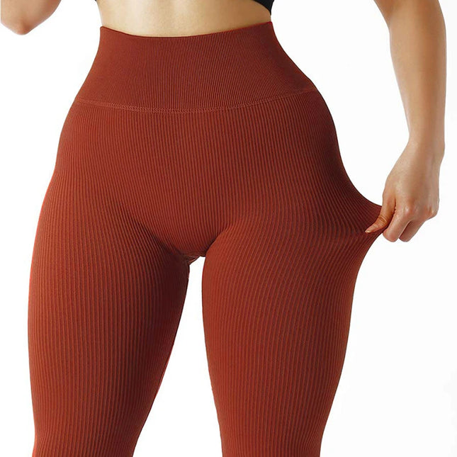 High-waist stretchy women’s leggings -Leggings mujer elásticos de tiro alto
