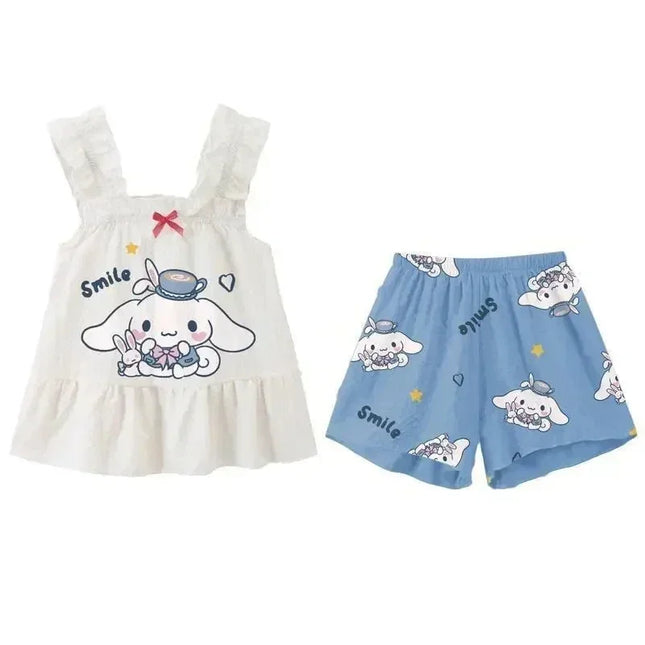 Conjunto Sanrio Cinnamoroll Kuromi Niña / Sanrio Cinnamoroll Kuromi Set Girl