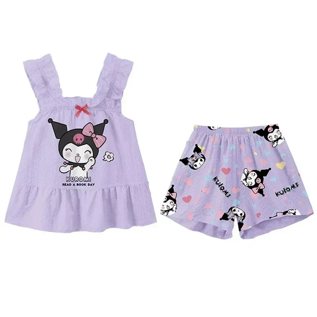 Conjunto Sanrio Cinnamoroll Kuromi Niña / Sanrio Cinnamoroll Kuromi Set Girl