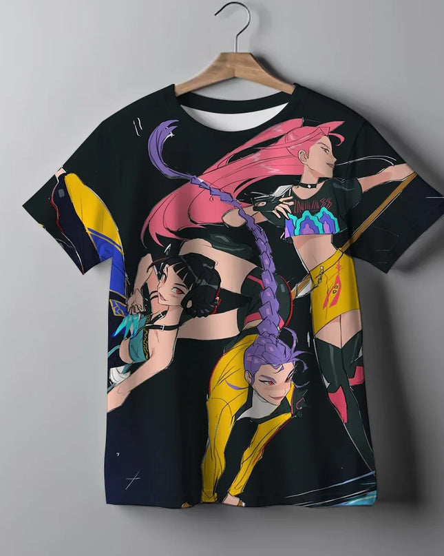 Camiseta Demon Hunters Tie-Dye Niña / Demon Hunters Tie-Dye T-Shirt Girls