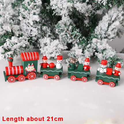 Tren de madera de navidad | Wooden Christmas train